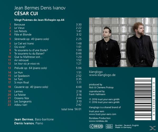 Bermes,Jens/Ivanov,Denis - Vingt Poems de Jean Richepin op.44  - (CD)