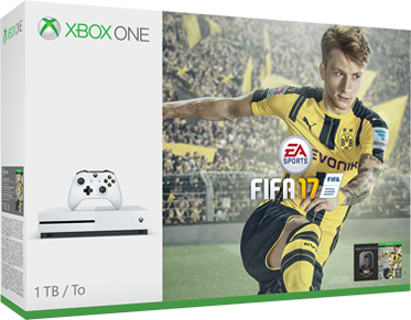 MICROSOFT Xbox One S 1 TB + FIFA 17 (234-00031)