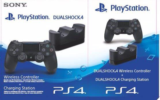 SONY PS4 Wireless Dualshock 4, Controller + Charger, Schwarz