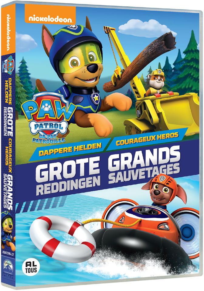 Paw Patrol: Dappere Helden, Grote Reddingen - DVD