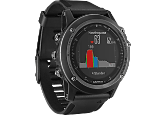GARMIN FENIX 3 HR SA GEIRE - Smartwatch (Silikon, Schwarz)