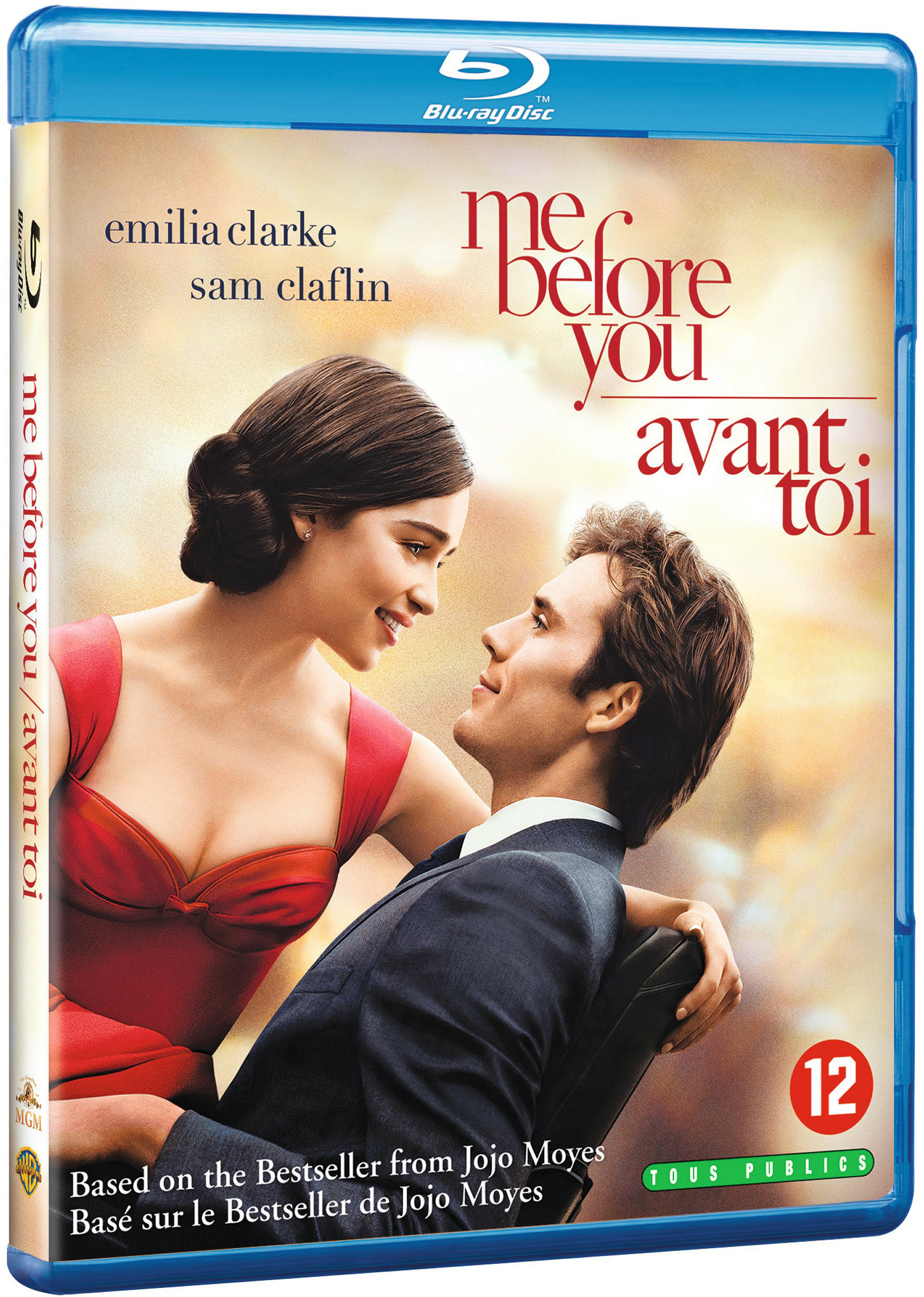 Blu-ray-hoesje met twee mensen die elkaar omarmen en titeltekst.