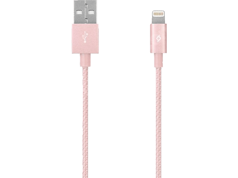 TTEC 2DKM02RA  AlumiCable MFi USB-A - Lightning Şarj Kablosu  Roze Altın_0