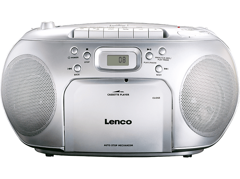 LENCO Draagbare radio CD SCD-420 Zilver (SCD-420SI)