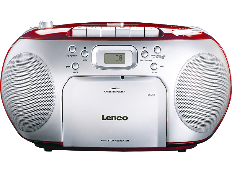 LENCO Draagbare radio CD SCD-420 Rood (SCD-420RD)