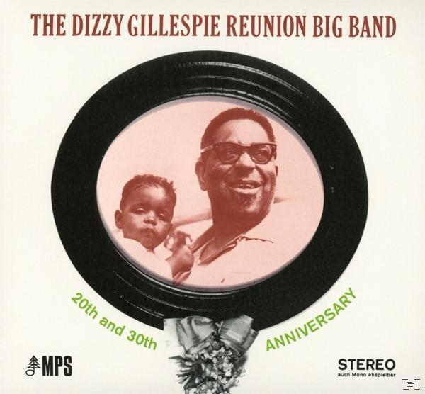 The Dizzy Gillespie Reunion Big Band Albumcover mit Dizzy Gillespie und einem Kind.