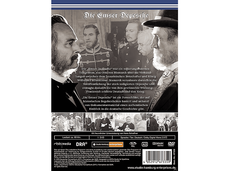 Thumbnail - Die Emser Depesche DVD