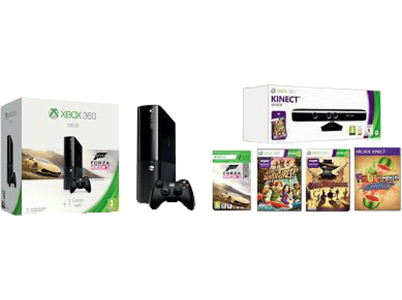 MICROSOFT Xbox 360 500GB + Kinect Sensör+ Forza Horizon 2 Kod +