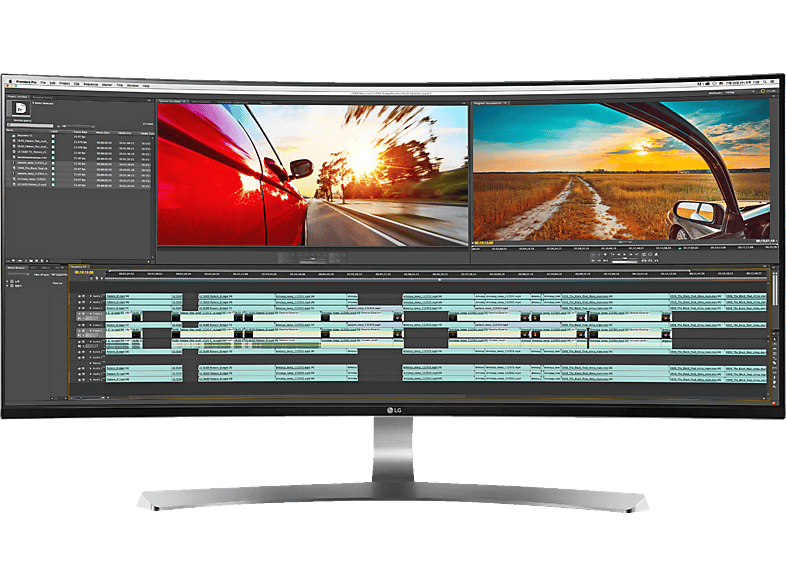 LG Monitor- LG 34UC98-W IPS 21:9 5ms 300cd/m2 2xHDMI DP 3xUSB Tunderbolt Speaker 34" IPS