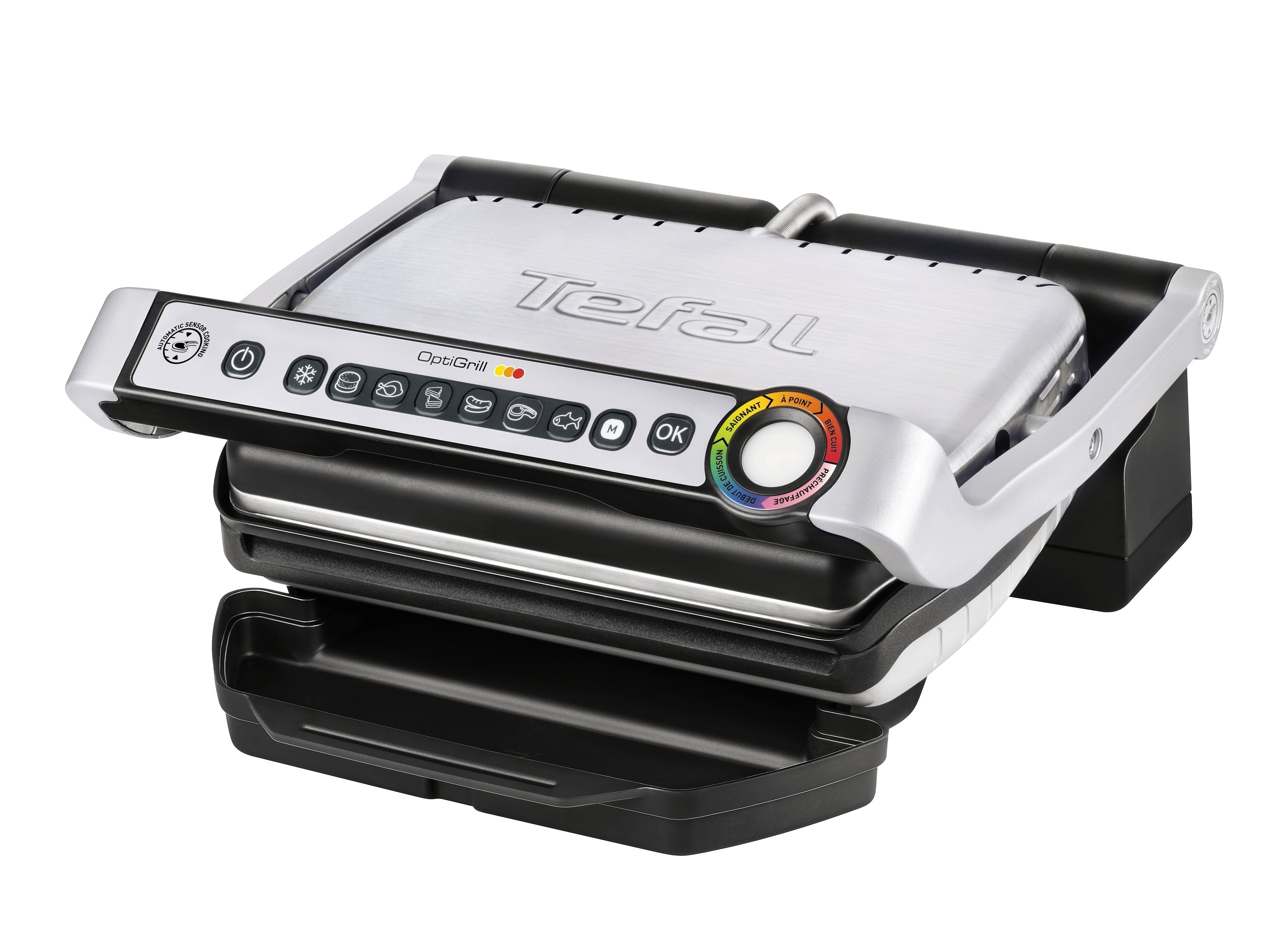 TEFAL GC702D Optigrill + Hamburgerpresse Kontaktgrill