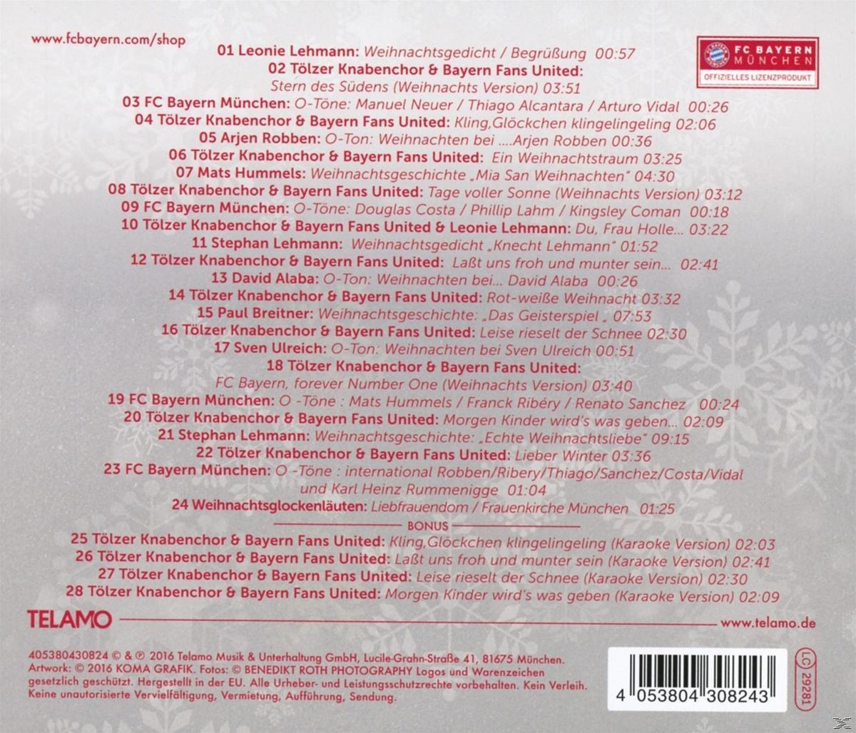 VARIOUS - FC Bayern München Pres."Red White Xmas-Weihnachtsa  - (CD)