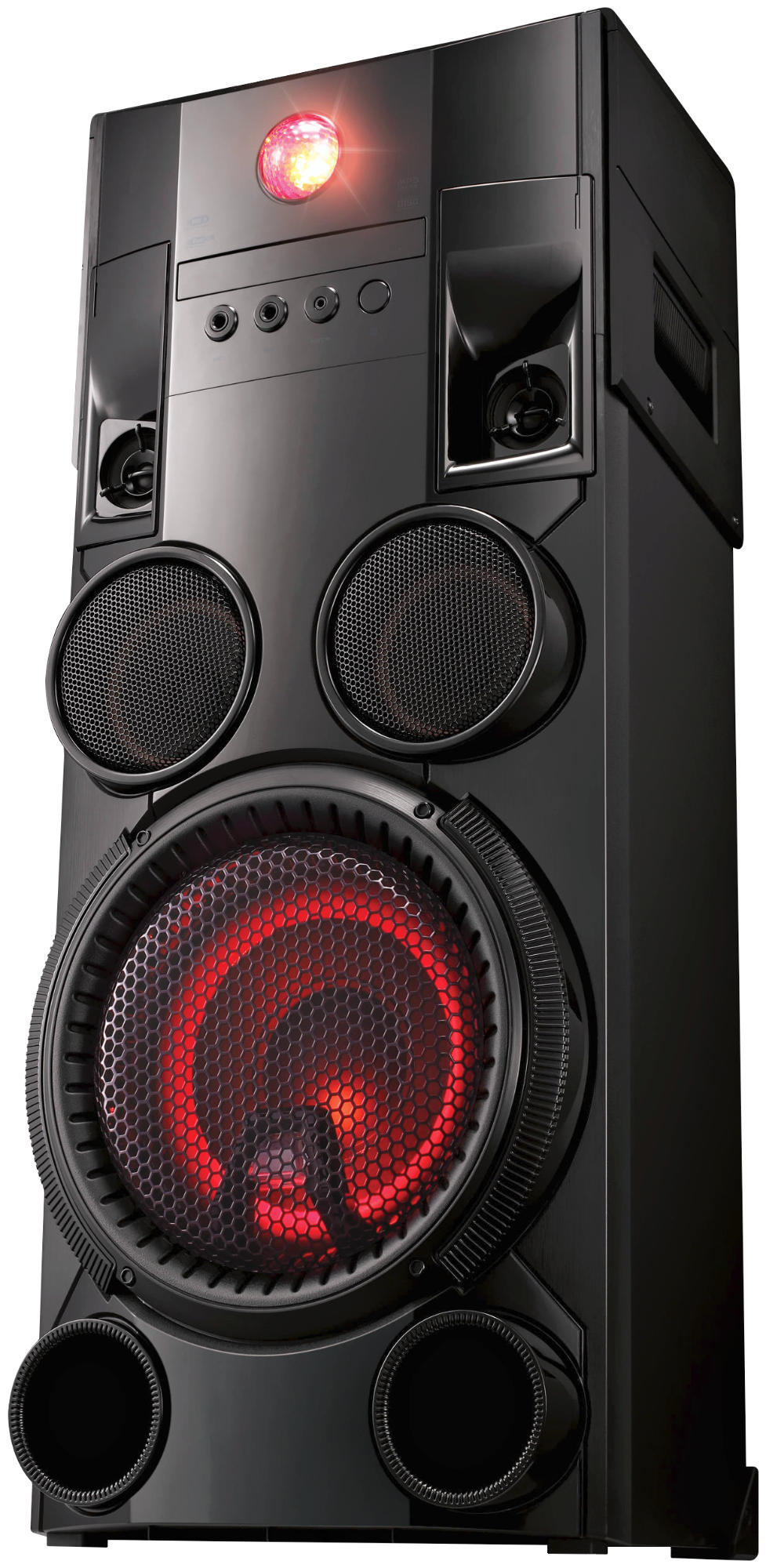 Altavoces inalámbricos - LG OM7560, Bluetooth, Efectos DJ, Karaoke, 12000W
