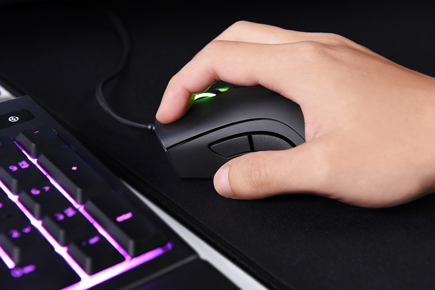RAZER Deathadder Elite Gaming Maus, Schwarz