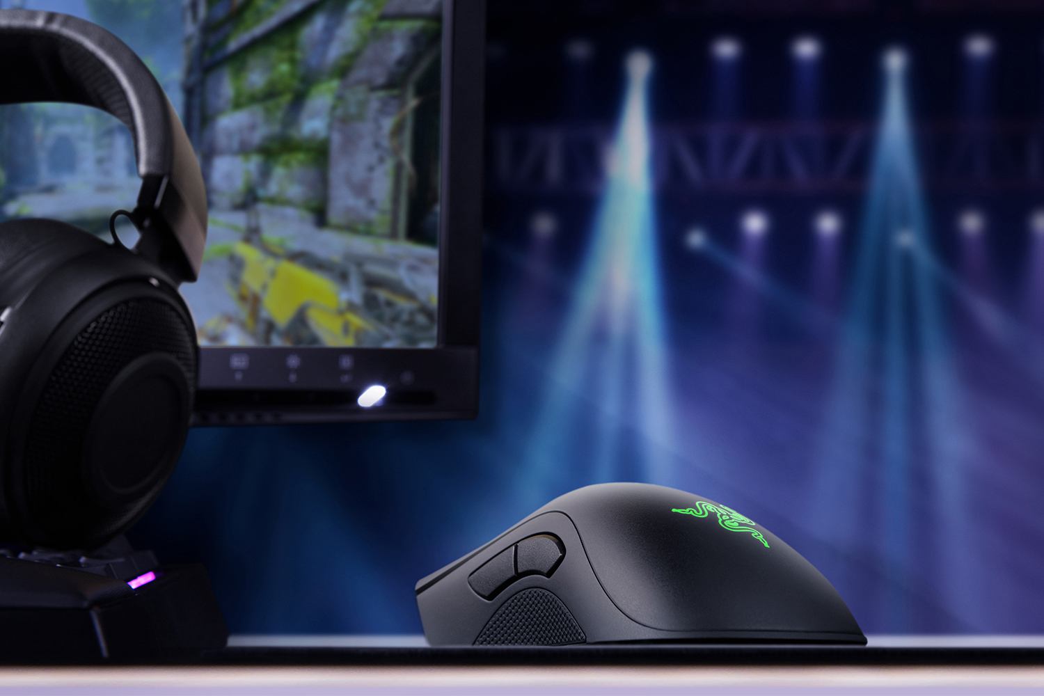 RAZER Deathadder Elite Gaming Maus, Schwarz