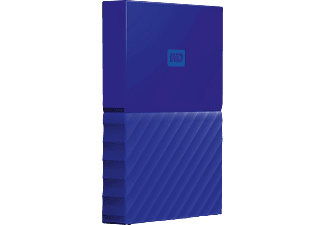 WD My Passport 2.5 inç 2TB USB 3.0/USB 2.0 Harici Disk Mavi