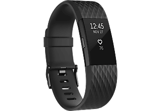 FITBIT Charge 2 aktivitásmérő fekete gunmetal "L" méret