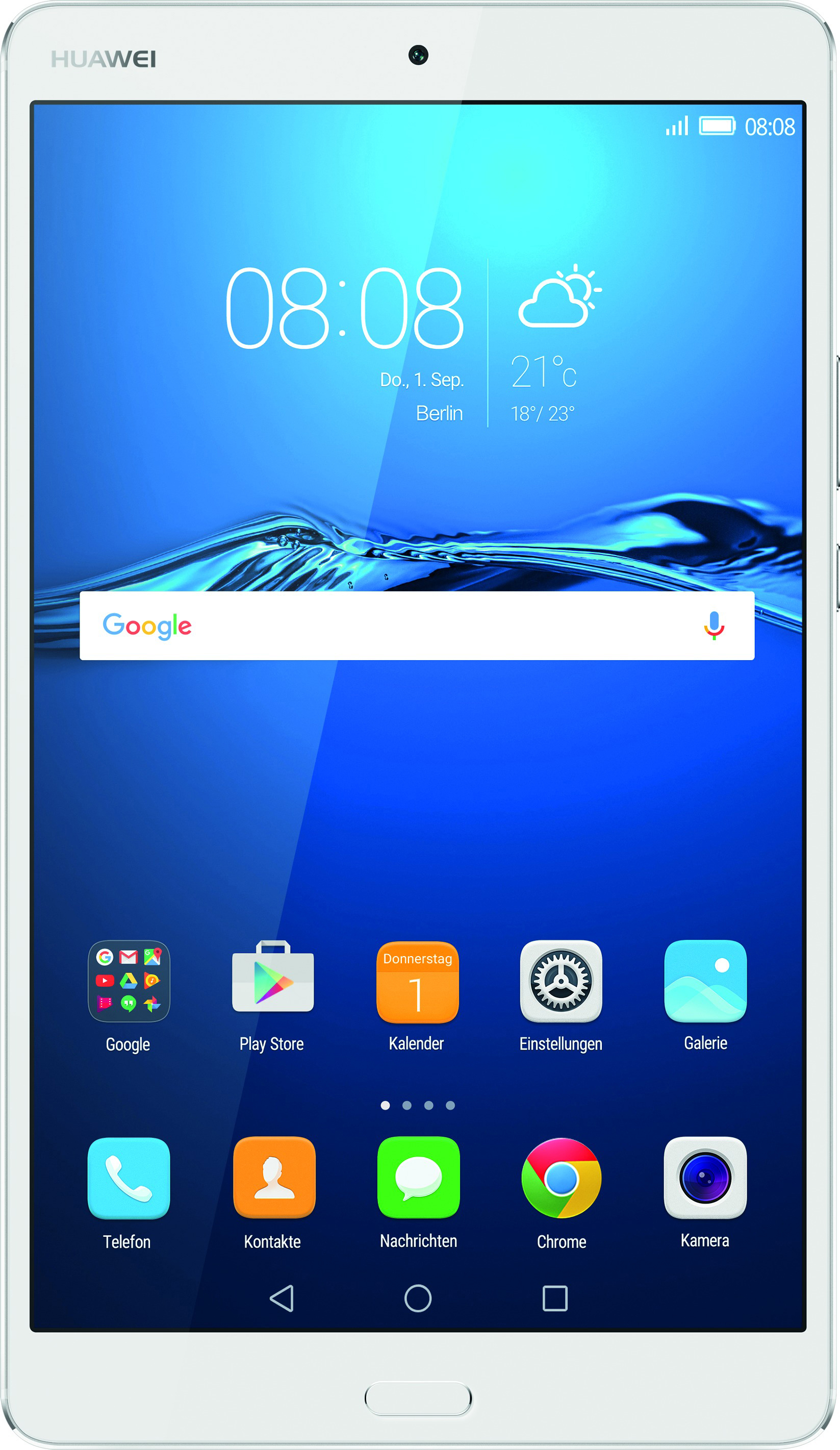 HUAWEI MediaPad M3 WIFI, Tablet, 32 GB, 8,4 Zoll, Silber