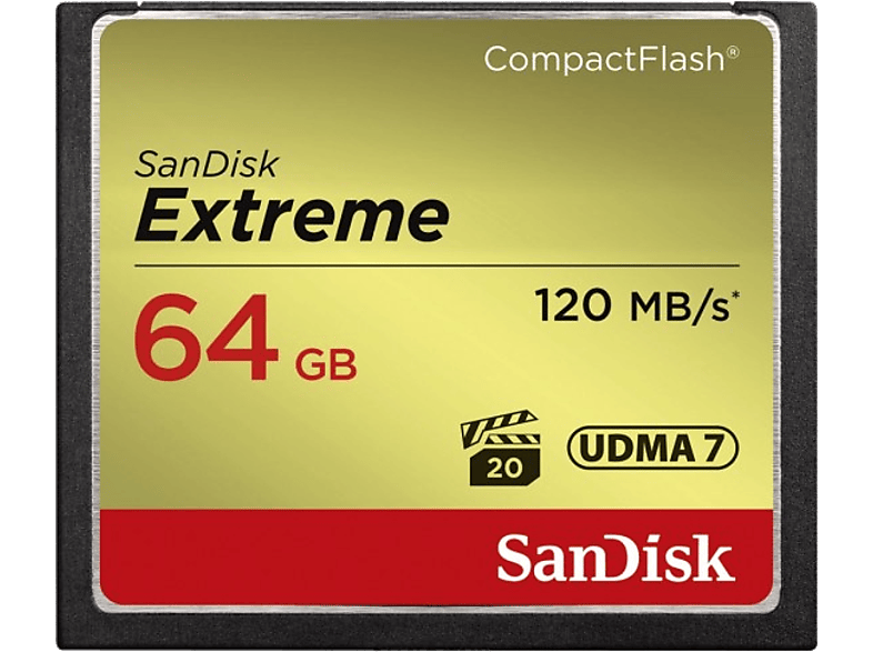 SANDISK CF Extreme 64GB kártya (120494) (SDCFXSB-064G-G46)