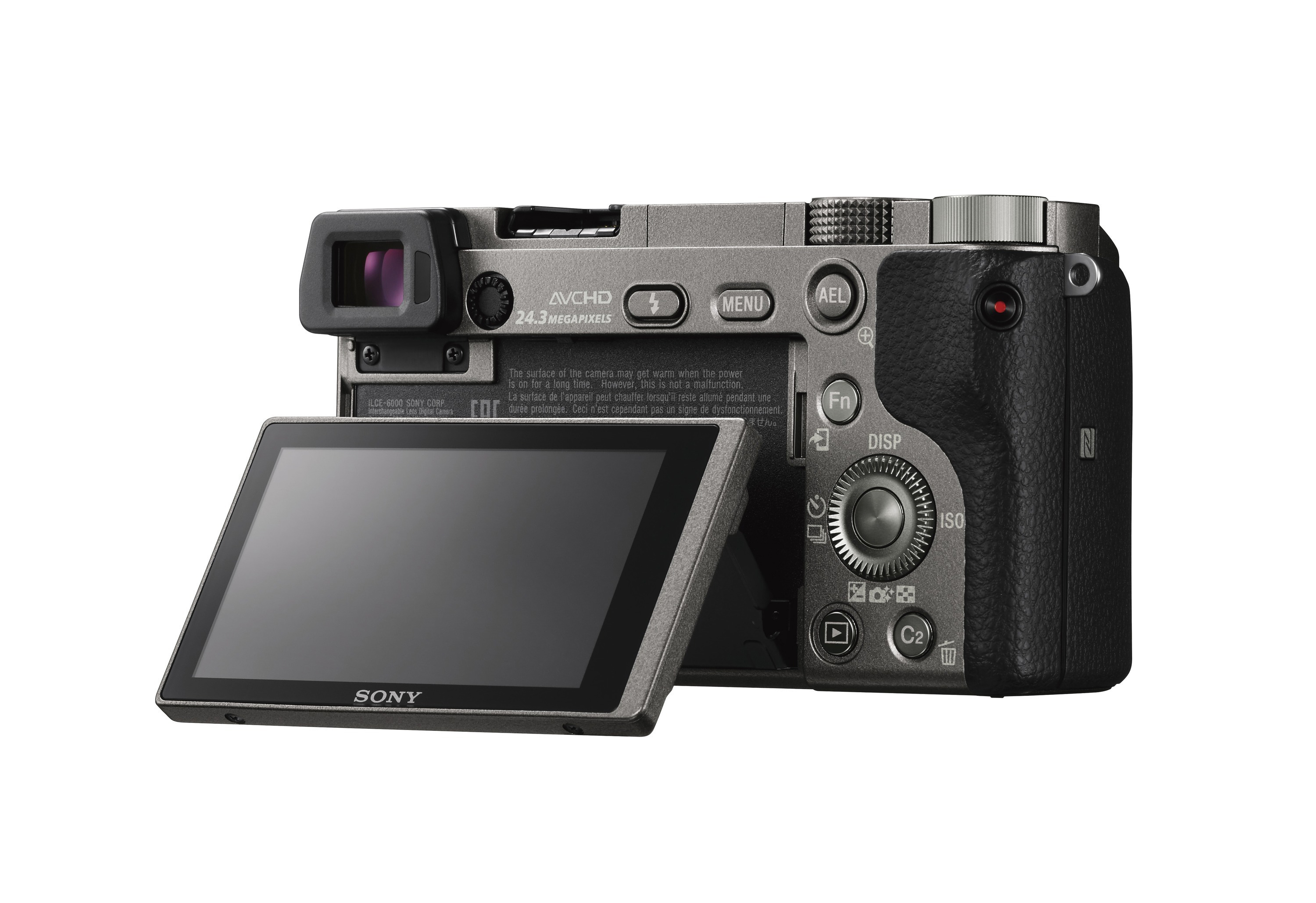 SONY Alpha 6000 KIT (ILCE-6000L) Systemkamera 7,6 mit Tasche 16-50 WLAN Speicherkarte Display, cm Objektiv mm, + 