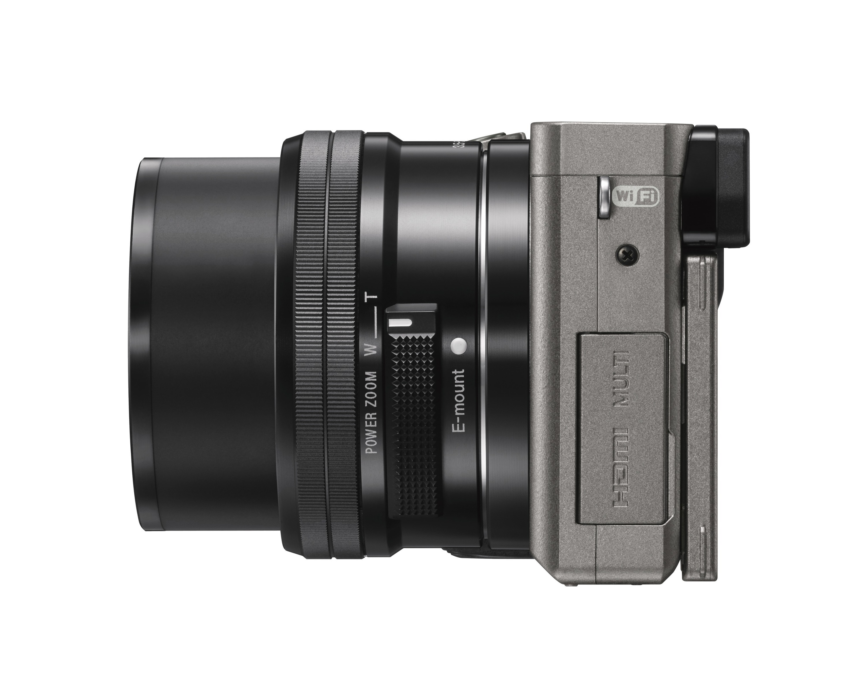 SONY Alpha 6000 KIT (ILCE-6000L) WLAN Systemkamera Tasche Display, + 16-50 Objektiv mit mm, 7,6 Speicherkarte cm 