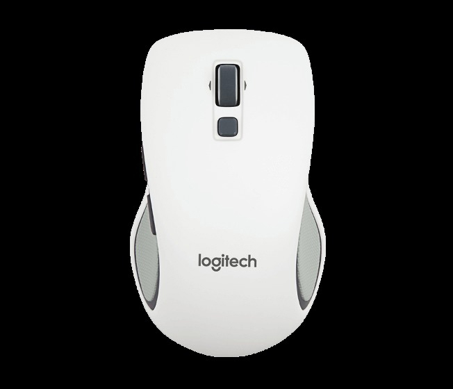LOGITECH M560 Maus, Weiß/Grau