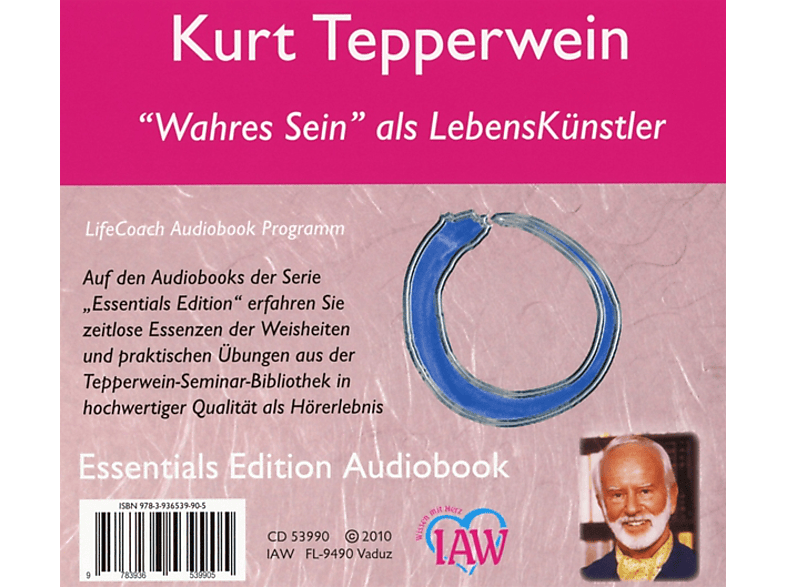 Thumbnail - Kurt Tepperwein - "Wahres Sein" als Lebenskünstsler (CD)