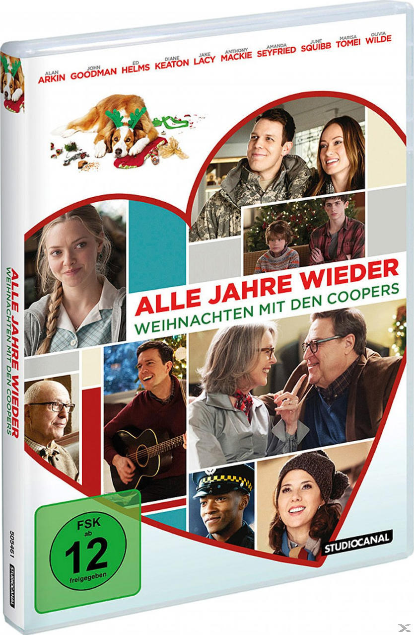 DVD-Hülle für 'Alle Jahre Wieder' mit Familienporträt und Mitgliedern der Besetzung.
