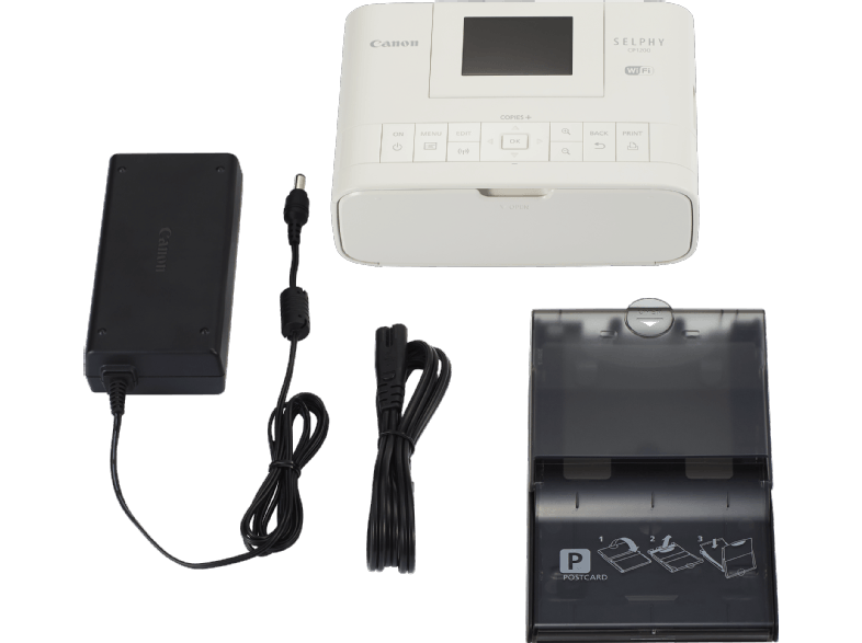 CANON Selphy CP1200 fehér + RP 54 fotópapír Kit