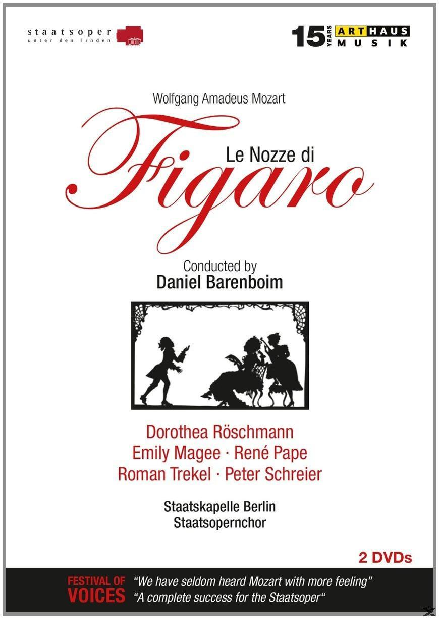 Dorothea Röschmann, Staatskapelle Trekel, Schreier, Figaro René (DVD) Nozze Le - Peter Roman Staatsopernchor, Berlin, - Pape Di