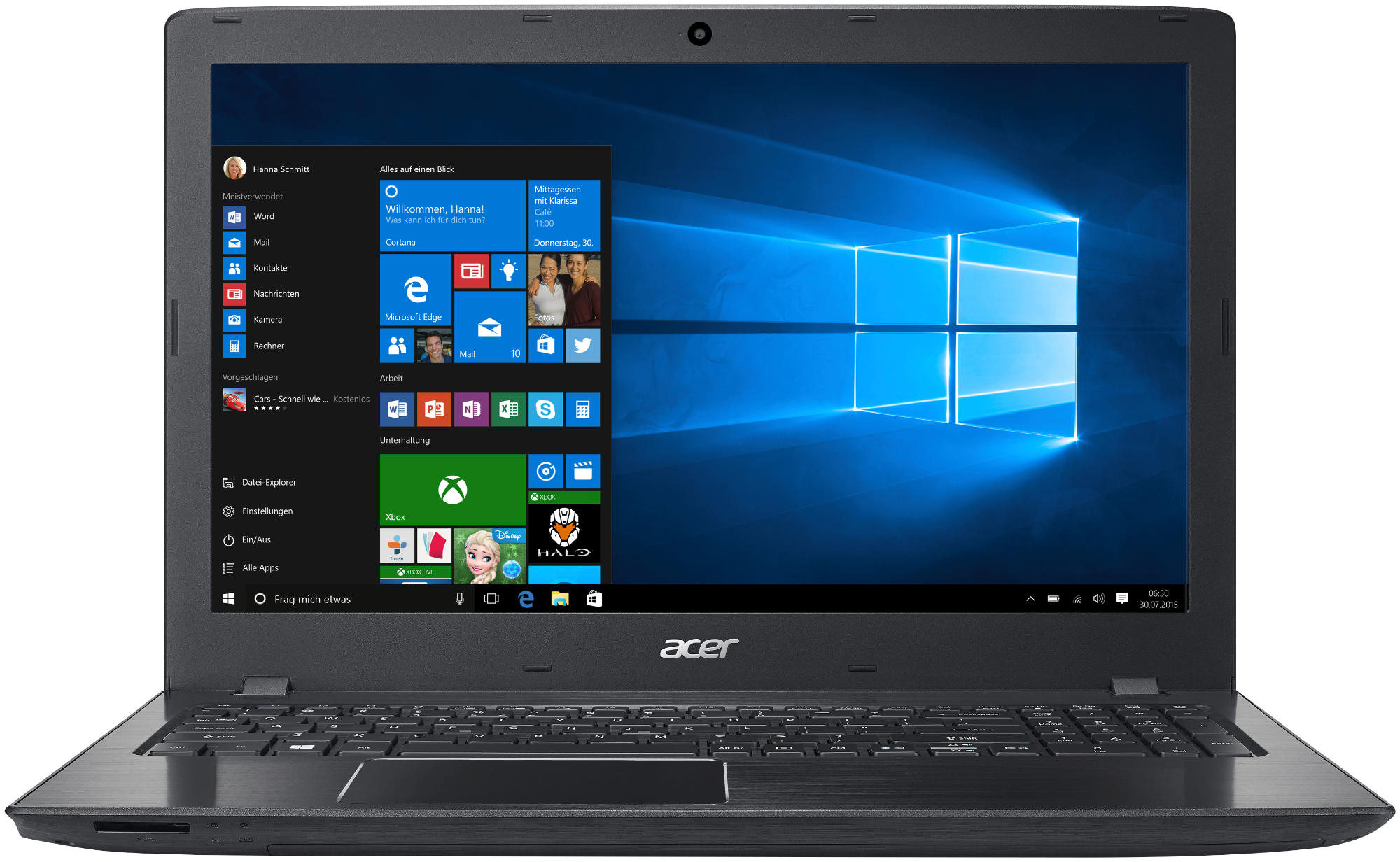 ACER Aspire E 15 (E5-575G-52EL) - 15,6 Zoll - Intel® Core™ i5 i5-7200U - 8 GB - 128 GB - Windows 10 Home (64 Bit)