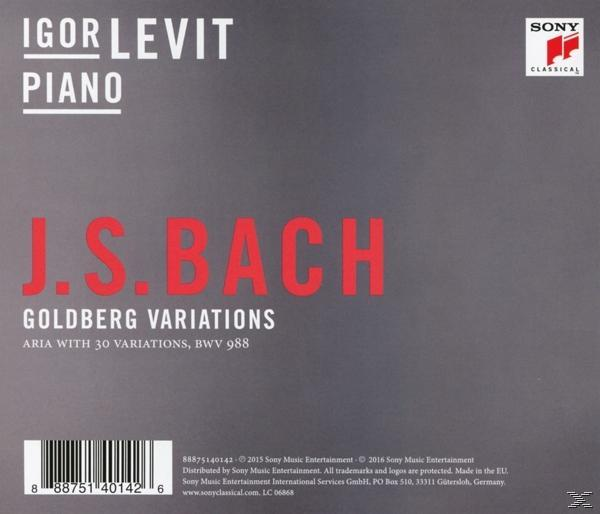 Igor Levit - Goldberg Variations-BWV 988  - (CD)
