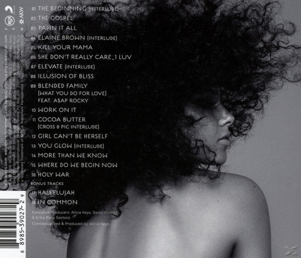 Albumcover, Schwarzweiß, eine Frau mit großem Afro, Albumtitel und Titelliste.