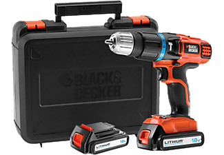 BLACK+DECKER EGBL188K-QW Kompakt Li-Ion Ütvefúró/csavarozó, kofferben, 18V