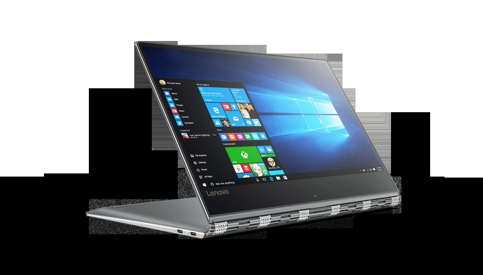 LENOVO Convertible Yoga 910-13IKB, Gun Metal (80VF00NJGE) Convertible, 13,9 Zoll, UHD 4K Touchscreen, Intel® Core™ i7-7500U Prozessor (4 MB Cache, bis zu 3,50 GHz), 8 GB, 512 GB SSD