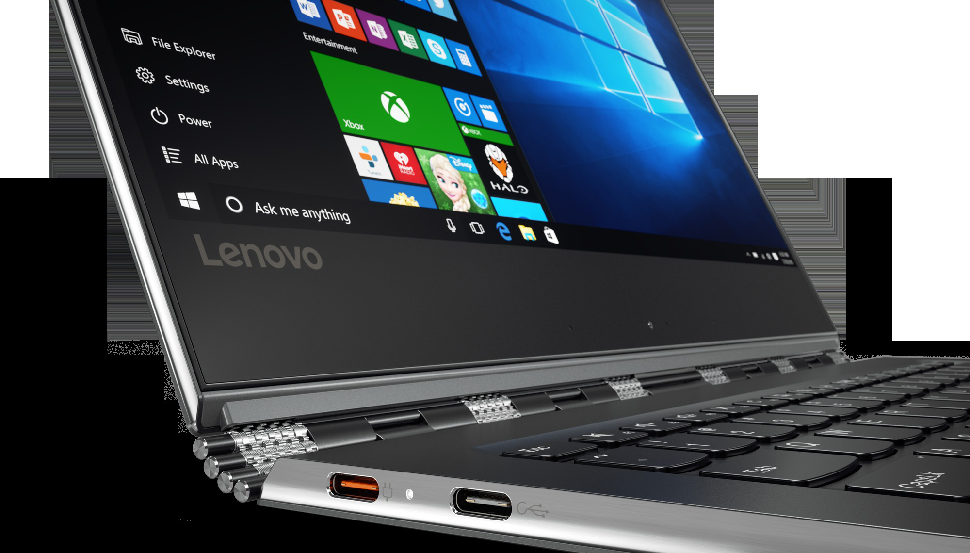 LENOVO Convertible Yoga 910-13IKB, Gun Metal (80VF00NJGE) Convertible, 13,9 Zoll, UHD 4K Touchscreen, Intel® Core™ i7-7500U Prozessor (4 MB Cache, bis zu 3,50 GHz), 8 GB, 512 GB SSD