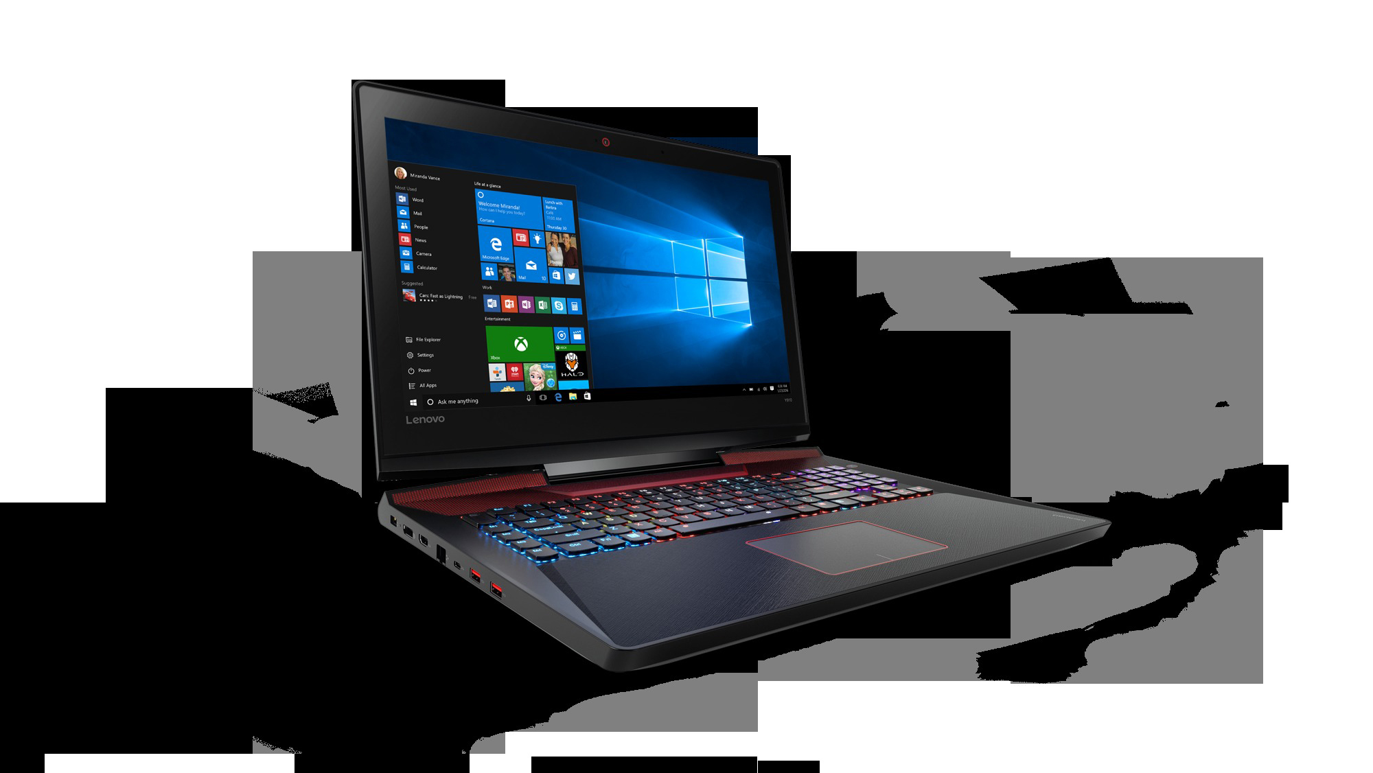 LENOVO IdeaPad Y910 - 17,3 Zoll - Intel® Core™ i7 i7-6820HK - 32 GB - 1 TB - NVIDIA GeForce® GTX 1070 - Windows 10 (64 Bit)