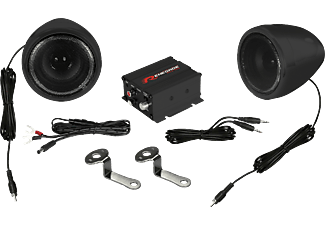 RENEGADE Soundsystem RXA100B 2-Wege Aufbaulautsprecher-Set für Scooter, schwarz