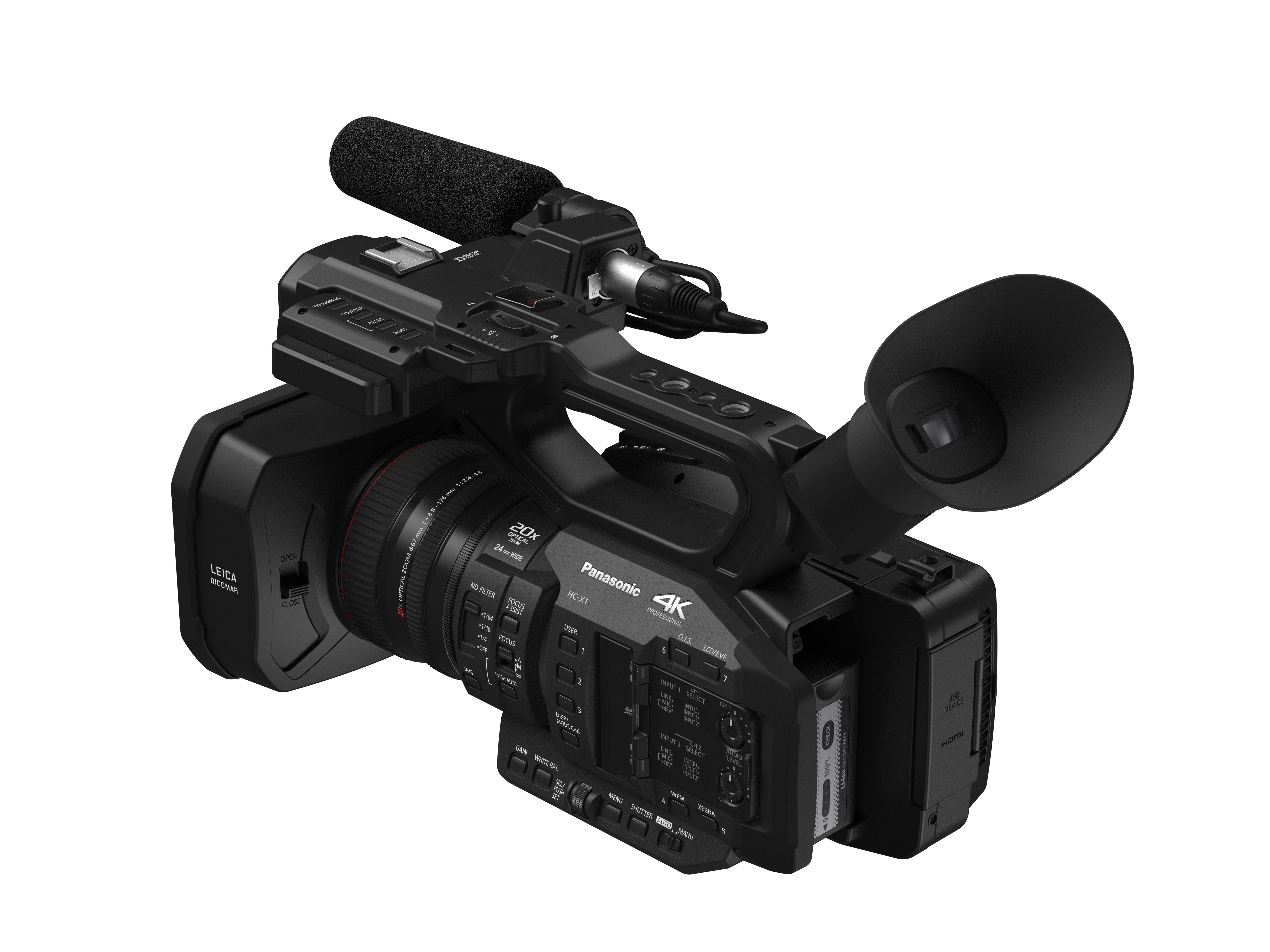 PANASONIC Professioneller 4K Camcorder HC-X1E