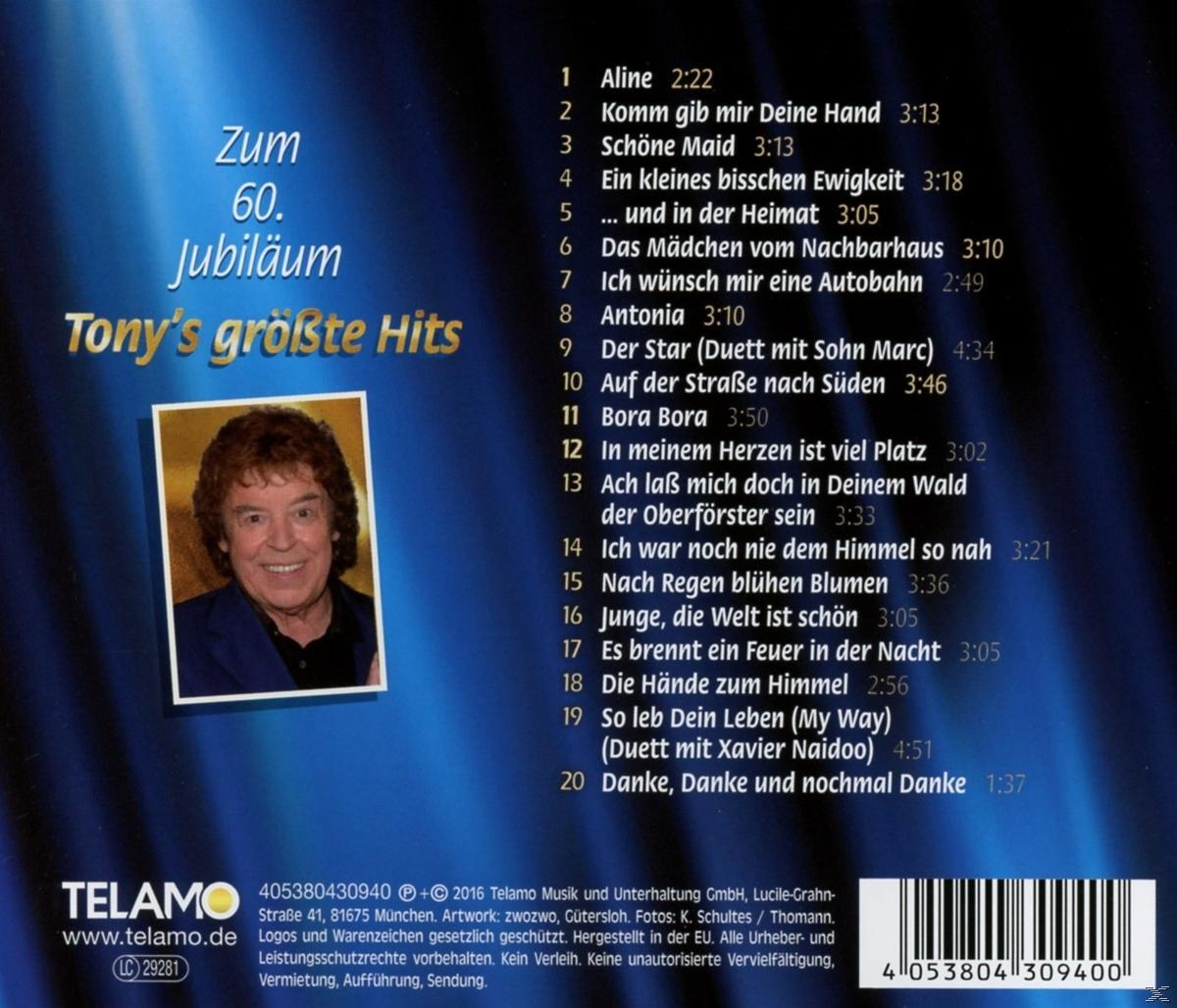 Tony Marshall - Zum 60.Jubiläum:Tony's Größte  - (CD)