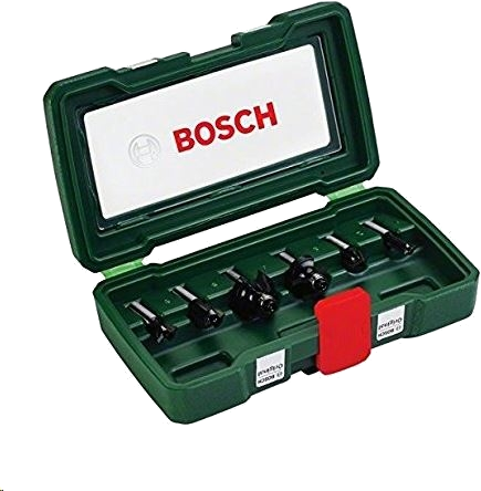 BOSCH HM maró készlet 6 részes (Ø 8 mm szár)