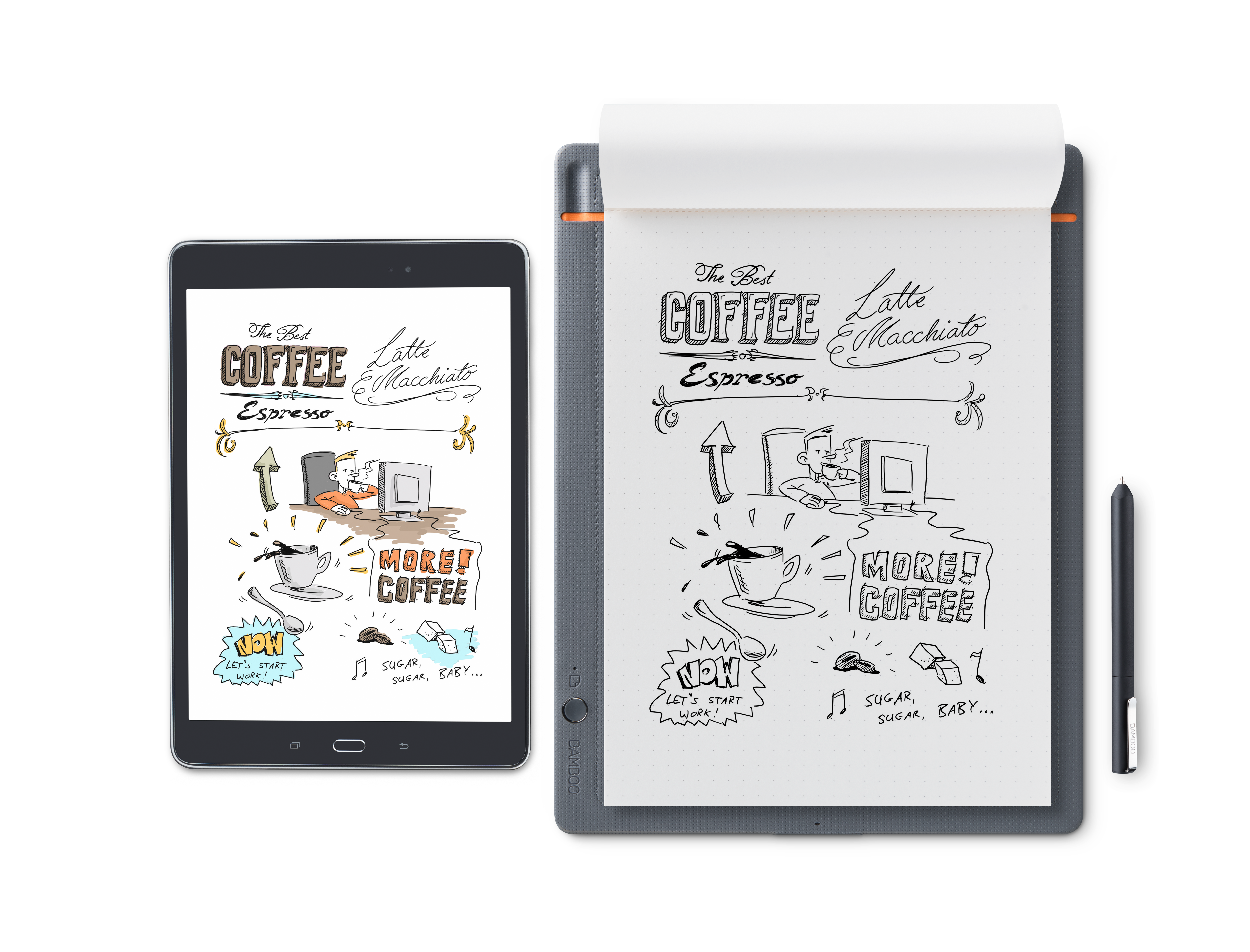 WACOM Bamboo Slate Klein