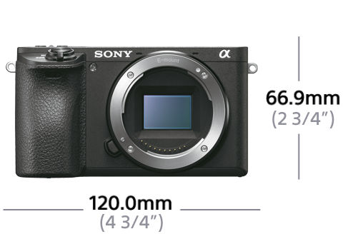 SONY Alpha 6500 Body (ILCE-6500) Systemkamera, 7,6 cm Display Touchscreen, WLAN