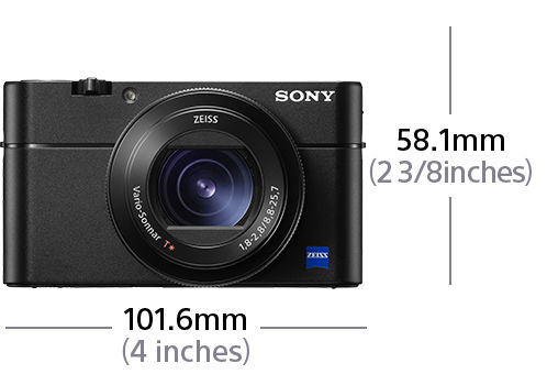 SONY Cyber-shot DSC-RX100 V Zeiss NFC Digitalkamera Schwarz, 2.9x opt. Zoom, LCD, WLAN
