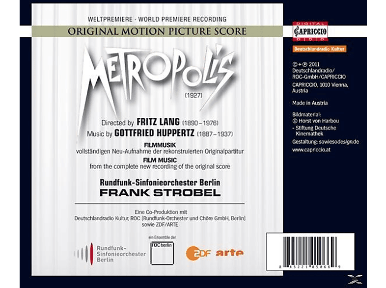 Thumbnail - Gottfried Huppertz - Metropolis (OST) (CD)