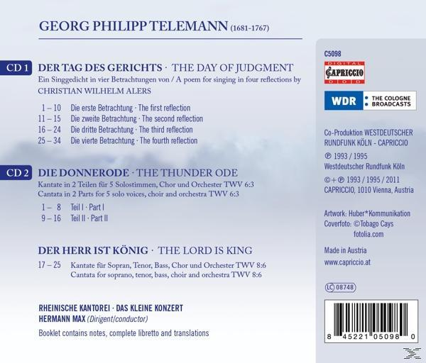 Rückseite einer CD-Hülle mit Titellisten auf Deutsch. Mit Barcode und den Logos von WDR und Capriccio.