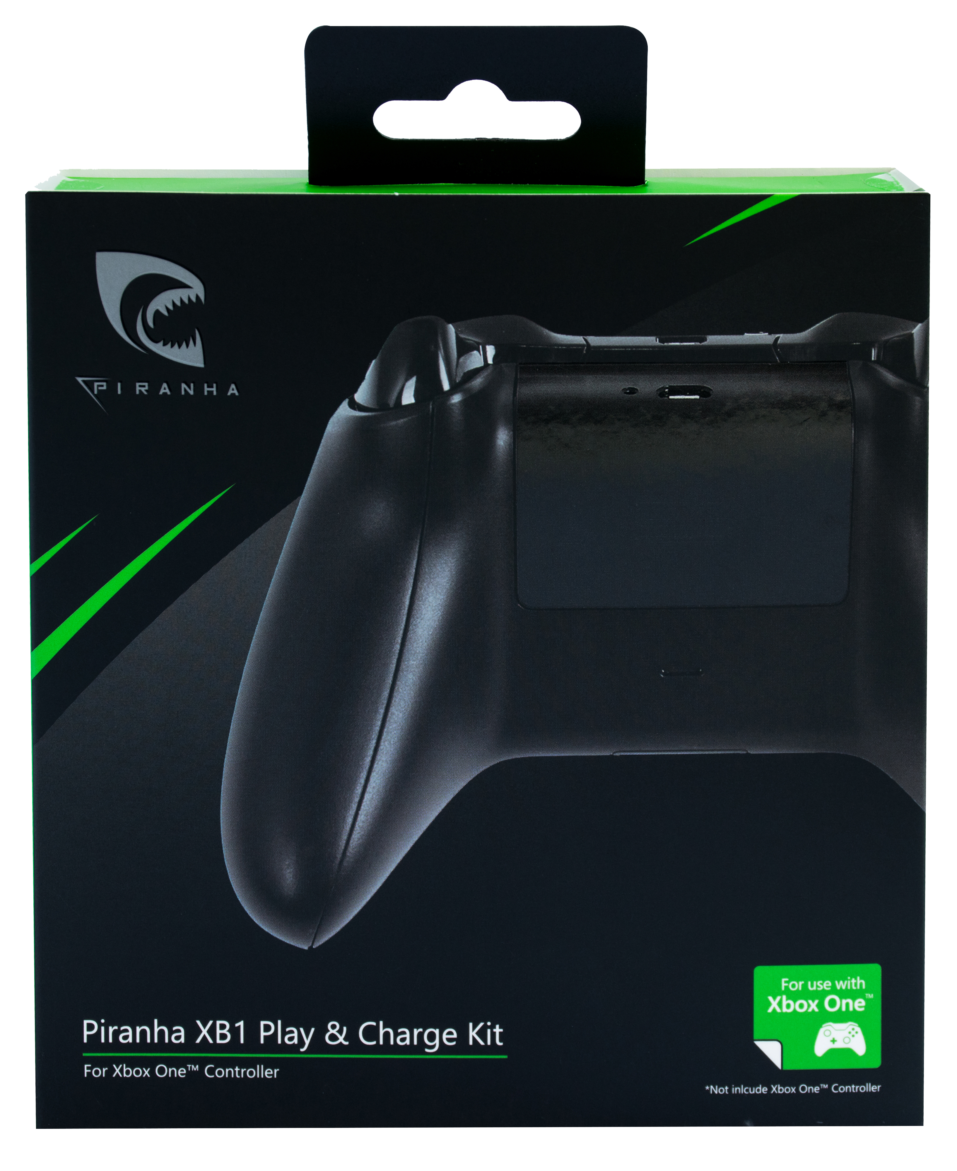 PIRANHA PI397102 für Xbox One, Play and Charge Kit, Schwarz