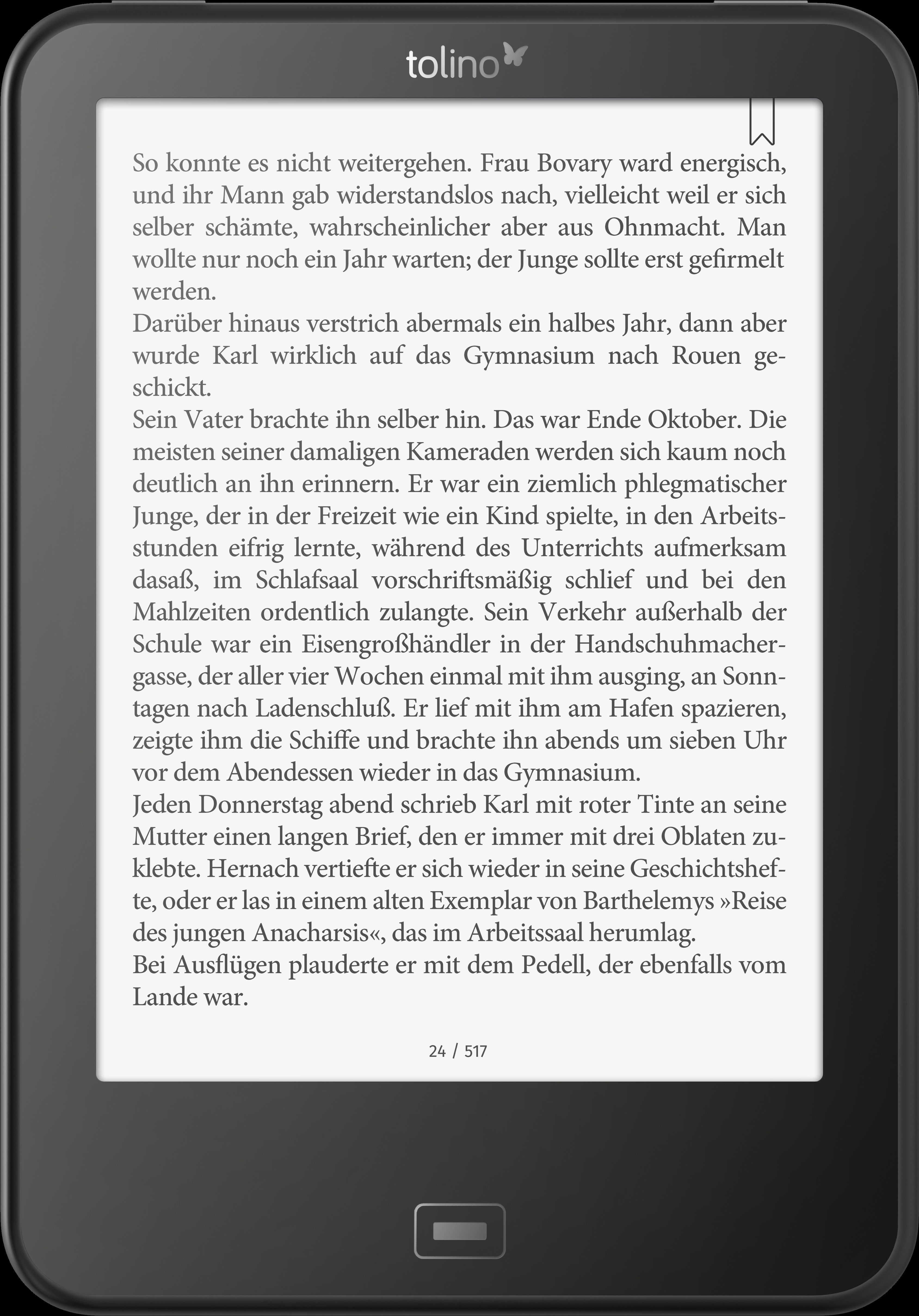 TOLINO vision 4 HD  8 GB eBook Reader Schwarz