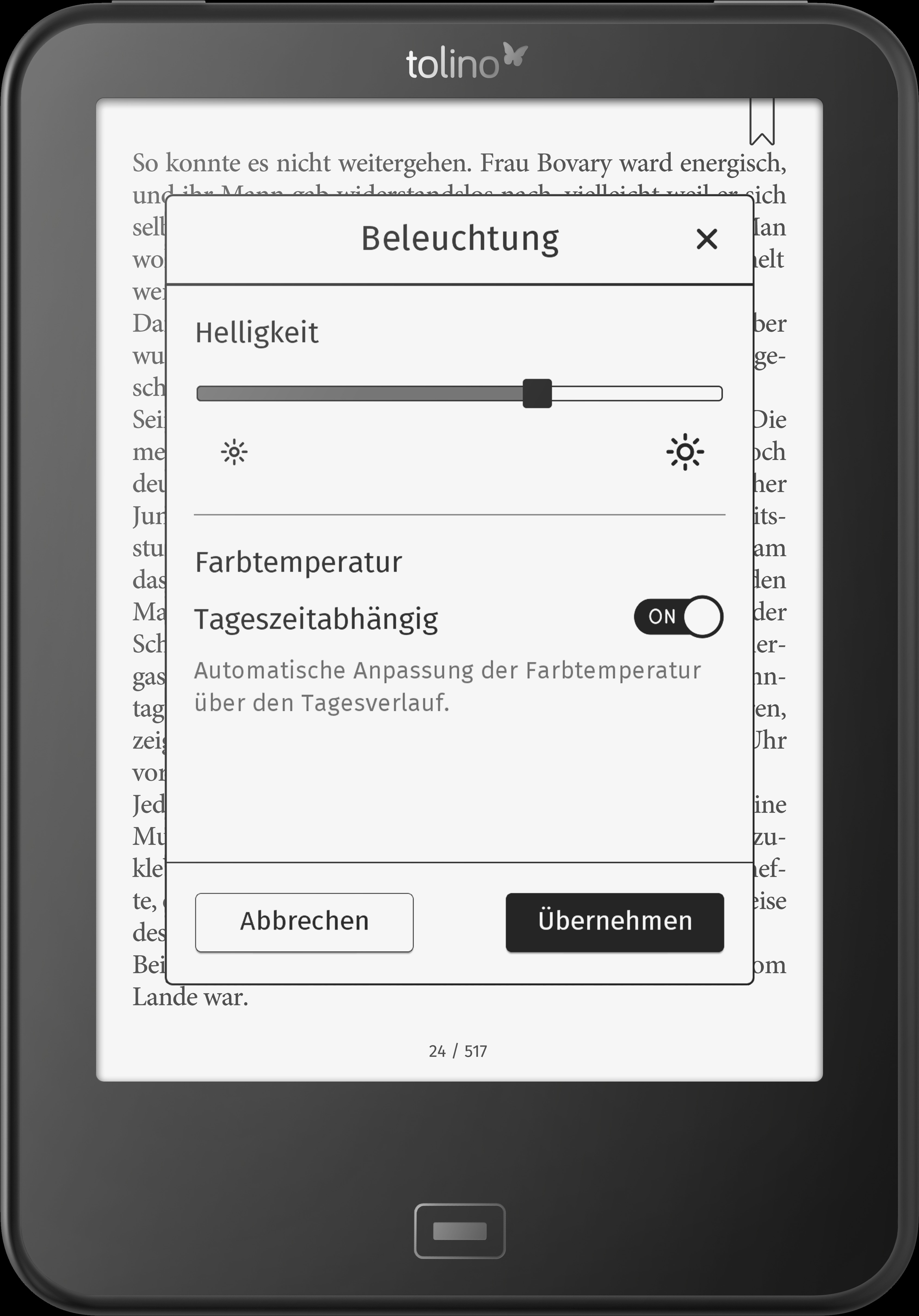 TOLINO vision 4 HD  8 GB eBook Reader Schwarz