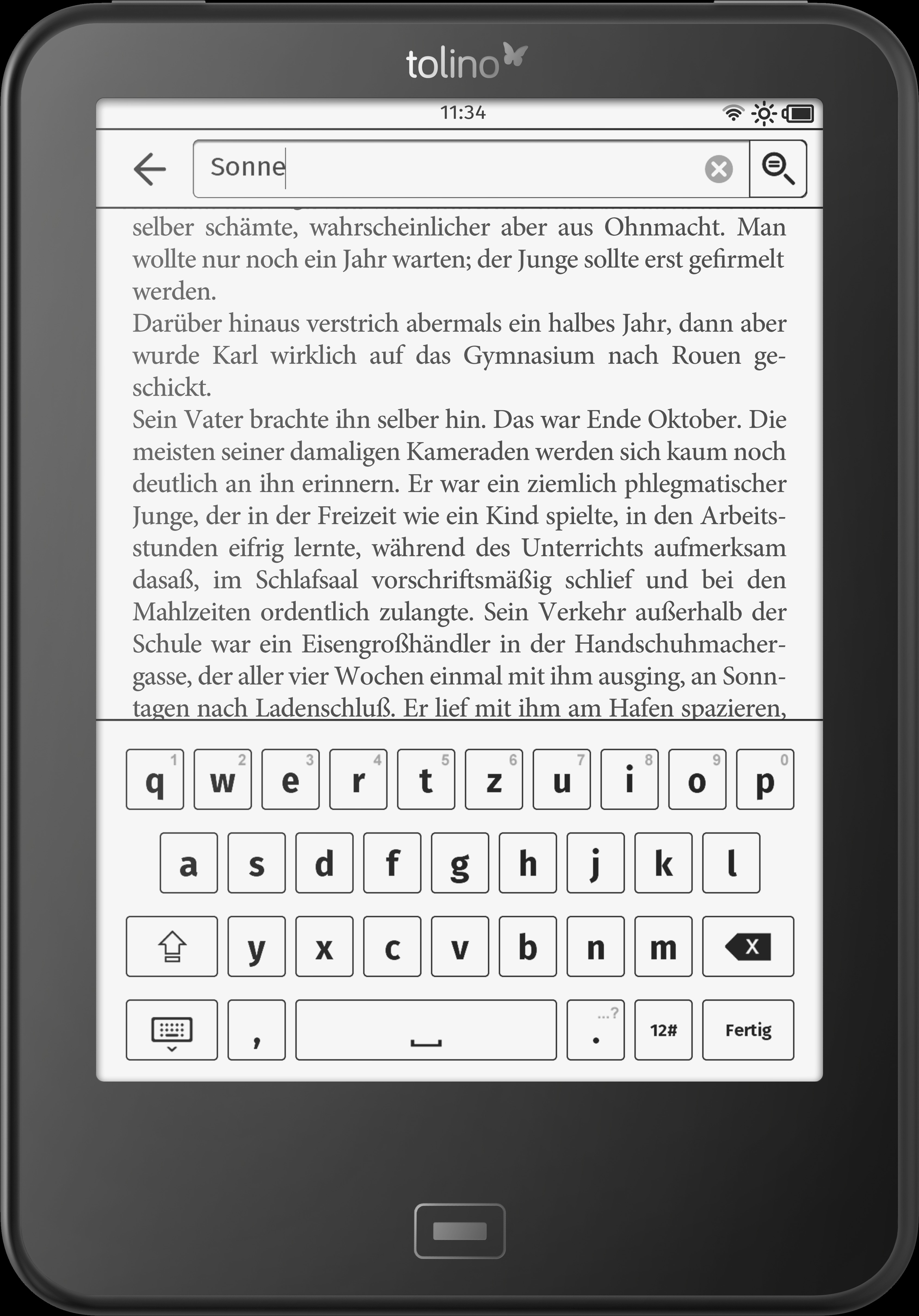 TOLINO vision 4 HD  8 GB eBook Reader Schwarz