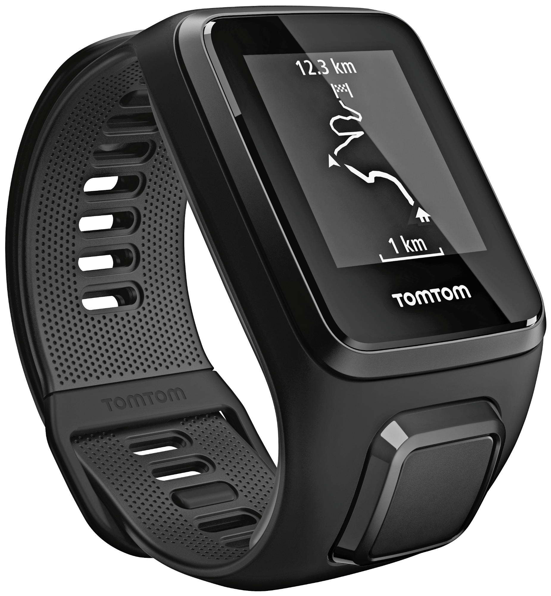 TOMTOM Spark 3 Cardio (Small), Fitness Tracker, S (121-175 mm), Schwarz